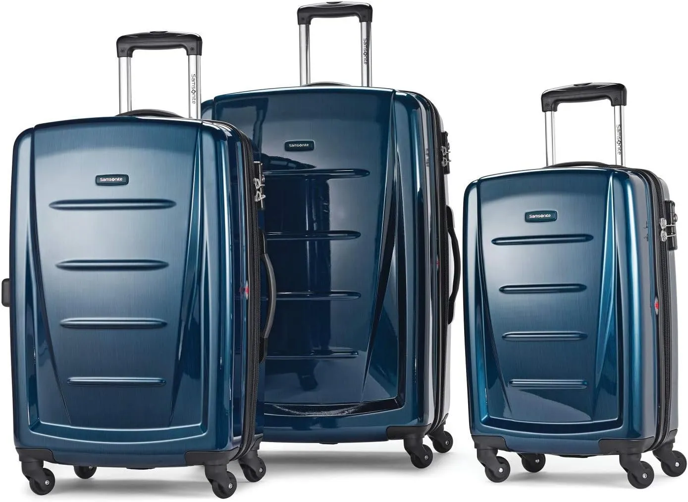 Samsonite Winfield 2 Hardside Luggage with Spinner Wheels, Carry-On 20-Inch, Deep Blue