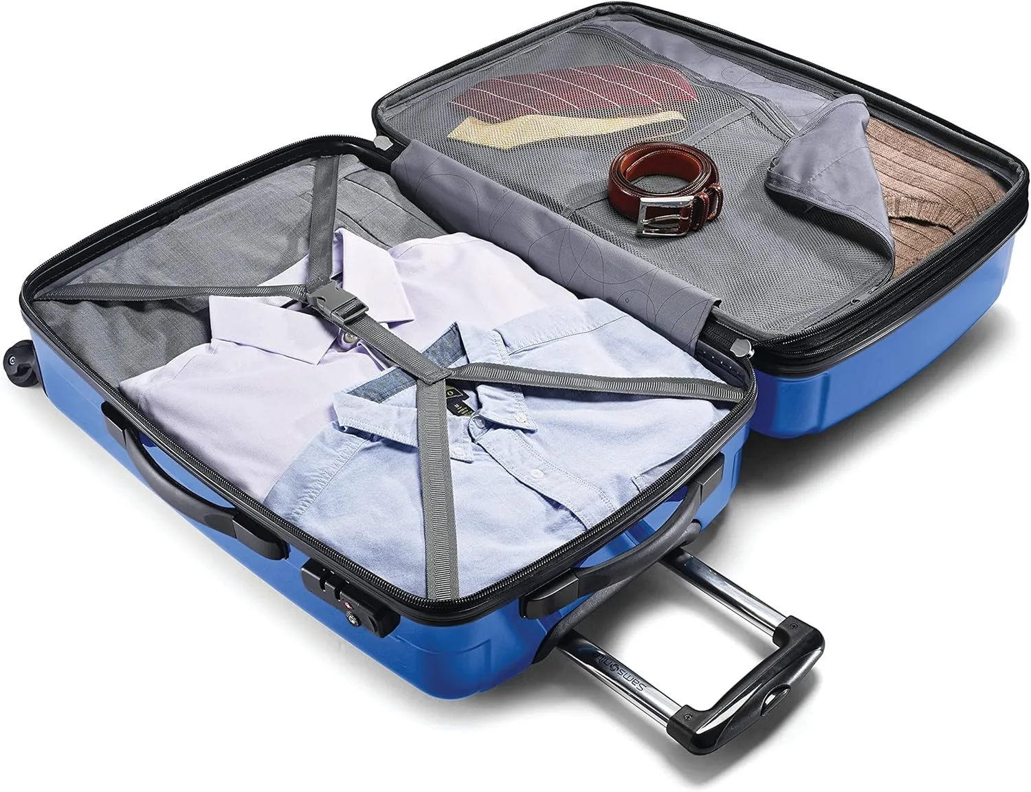 Samsonite Winfield 2 Hardside Luggage with Spinner Wheels, Carry-On 20-Inch, Nordic Blue
