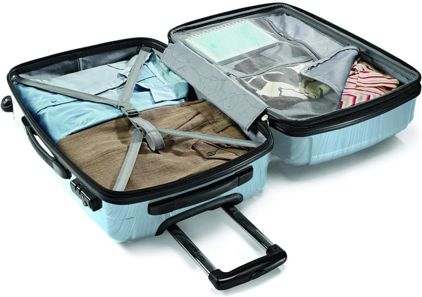 Samsonite Winfield 2 Hardside Luggage with Spinner Wheels, Ice Blue, Carry-On 20-Inch