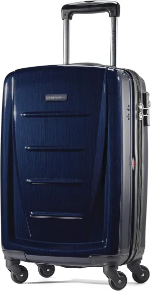 Samsonite Winfield 2 Hardside Luggage with Spinner Wheels, Navy, Carry-On 20-Inch