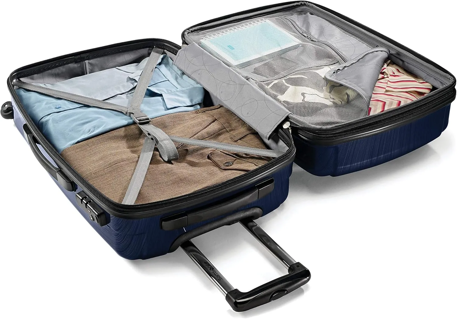 Samsonite Winfield 2 Hardside Luggage with Spinner Wheels, Navy, Carry-On 20-Inch