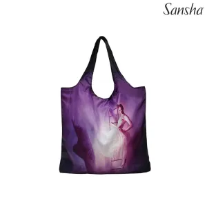 Sansha 92BB1014 Foldable Bag Dark Purple