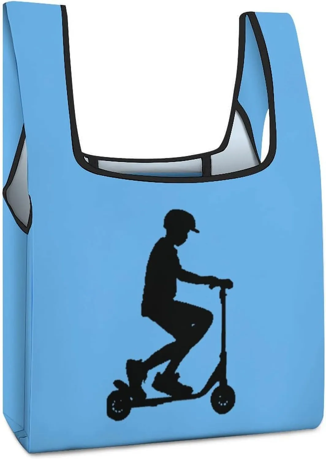 Scooter Move-Stunt Scooter Collapsible Shopping Bag Reusable Grocery Shopping Bags Tote Bag for Groceries