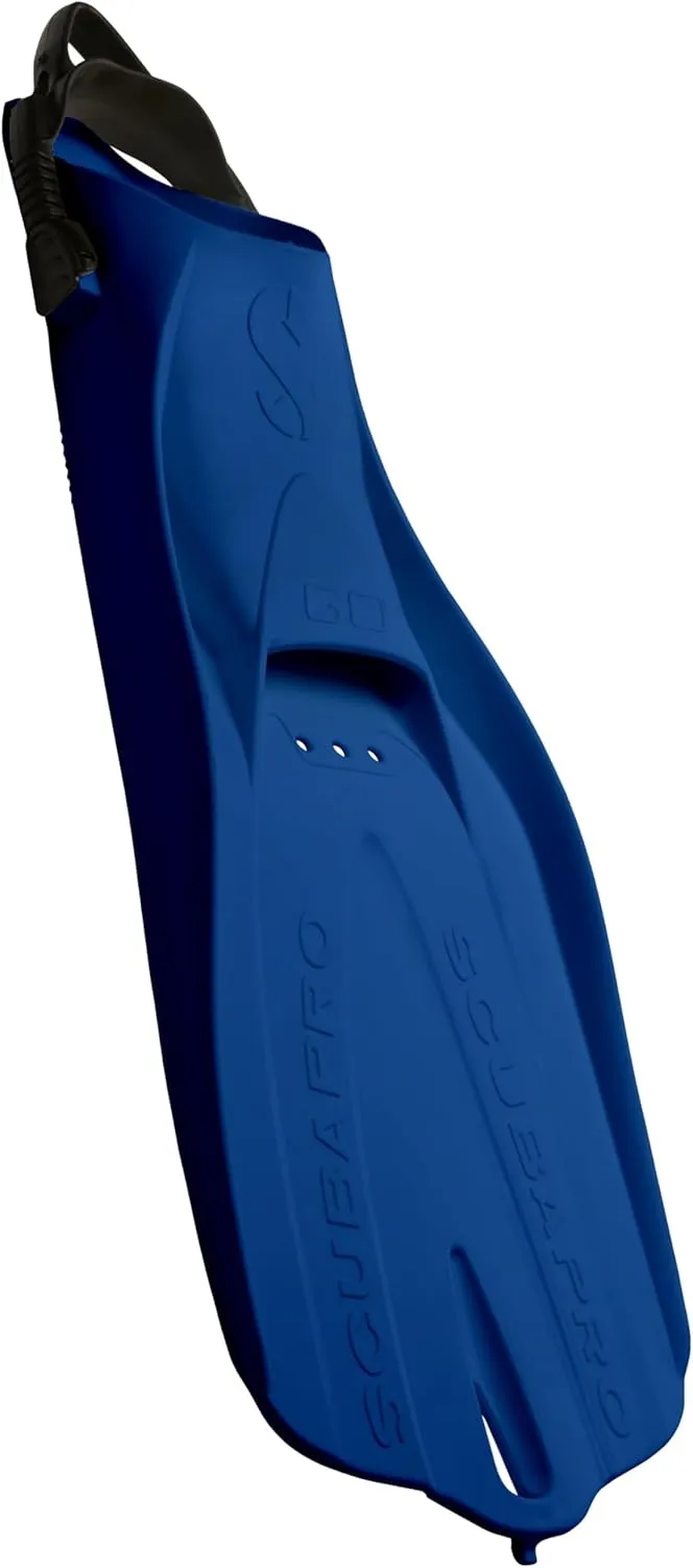 SCUBAPRO GO Travel Scuba Diving Fin for Snorkeling and Swimming, Open Heel Strap