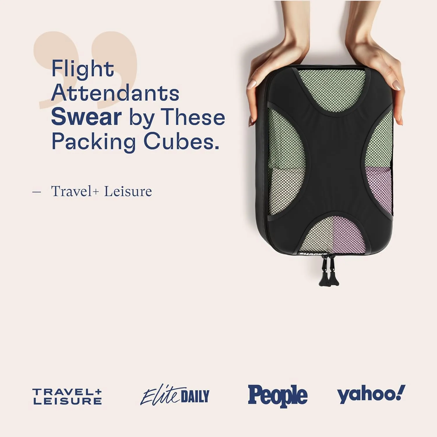 Shacke 6 Set Packing Cubes for Travel Lightweight Luggage Organizer