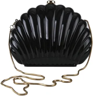 Shell-Shaped Evening Bags for Women Acrylic Handbags for Women Clutch and Purse Satchel Shoulder Bag for Party Wedding