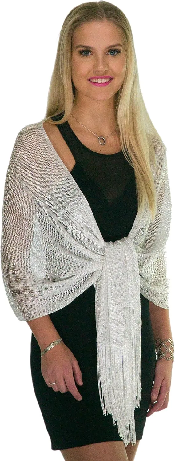 ShineGlitz Shawl and Wrap for Evening Dresses, Women's Dressy Evening Wear