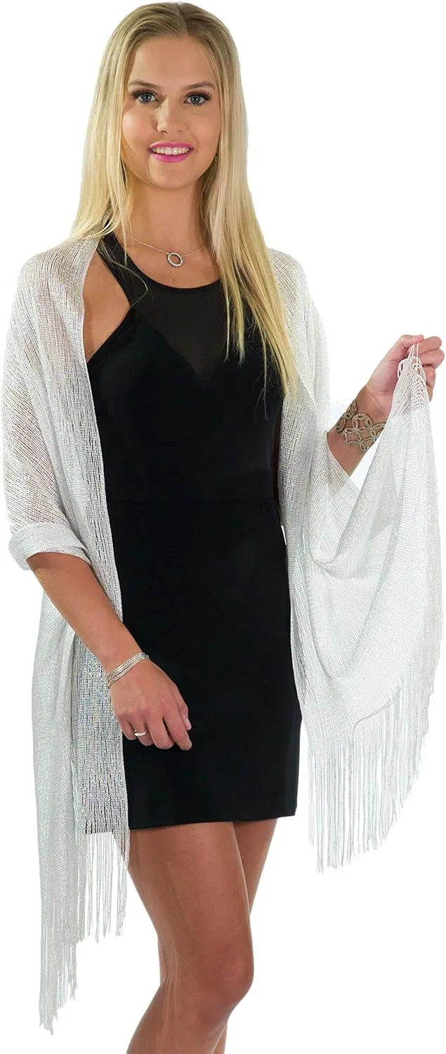 ShineGlitz Shawl and Wrap for Evening Dresses, Women's Dressy Evening Wear