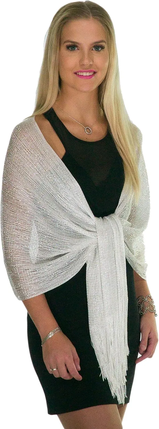 ShineGlitz Shawl and Wrap for Evening Dresses, Women's Dressy Evening Wear