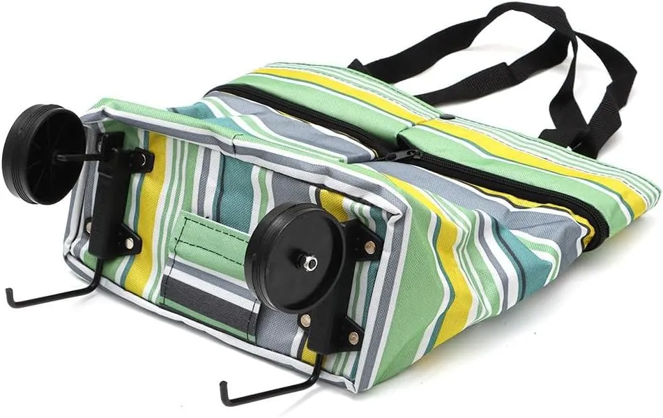Shopping Bag with Wheels,Upgrade Shopping Bag with Wheels,Multifunction Telescopic Storage Bag for Traveling Shopping