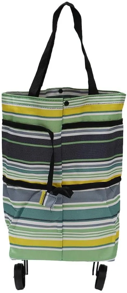Shopping Bag with Wheels,Upgrade Shopping Bag with Wheels,Multifunction Telescopic Storage Bag for Traveling Shopping