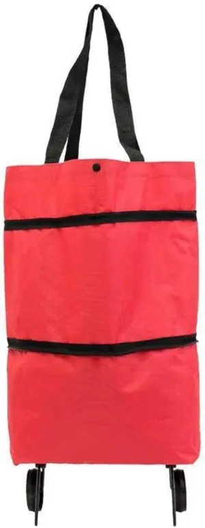Shopping Luggage Trolley high-Profile Figure Hand Buggy Folding Portable Wheel Handbag Waterproof Supermarket Shopping Trolley