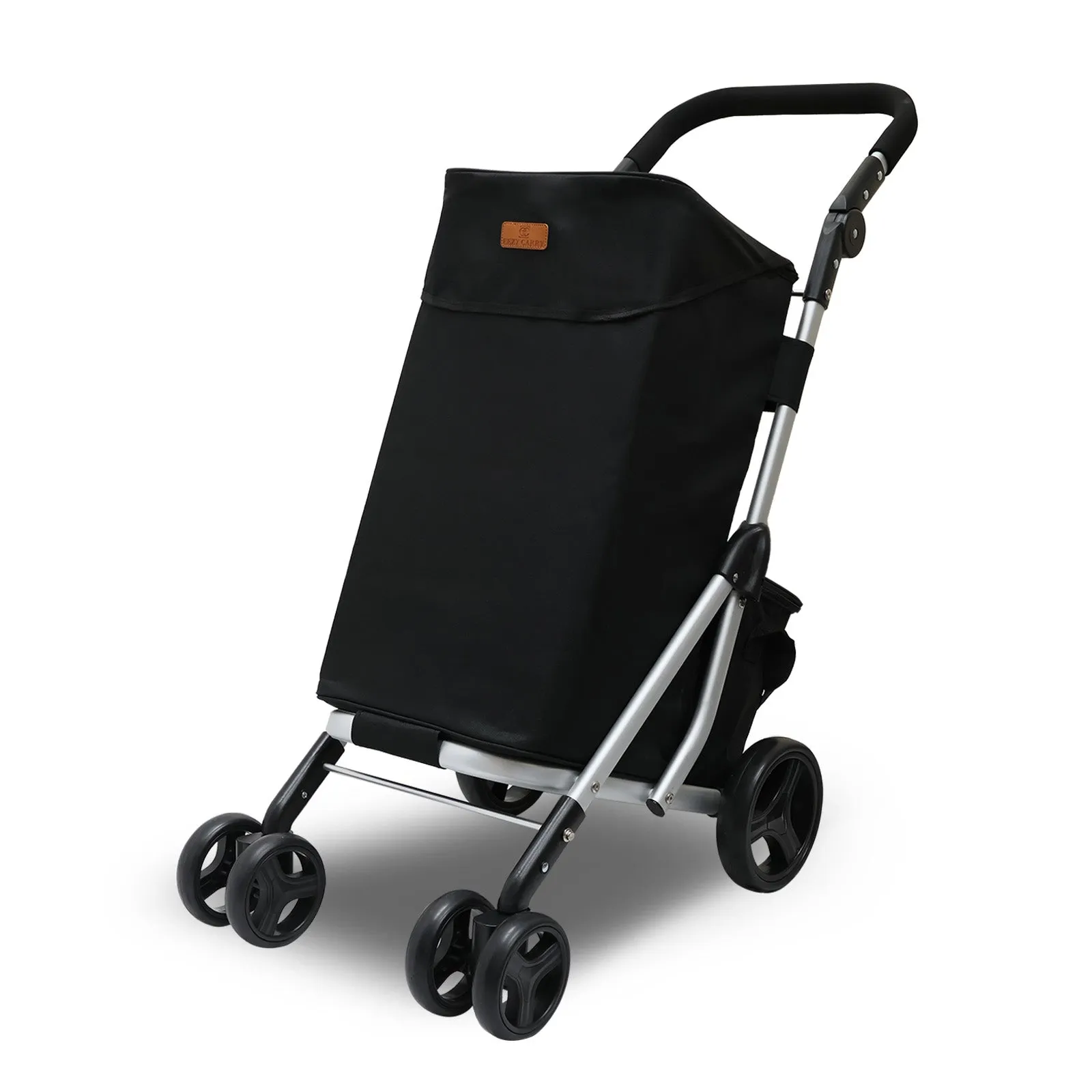 Shopping Trolley Foldable Grocery Cart With Removable Insulated Cooler Bag