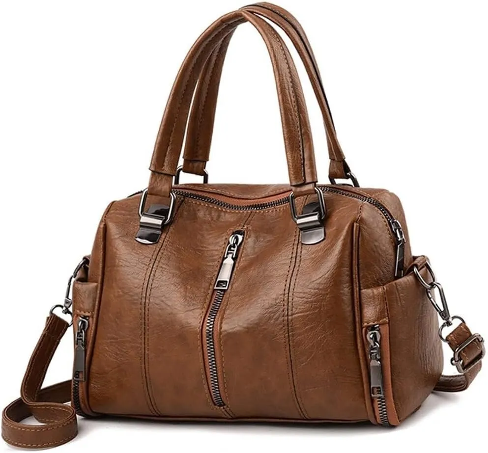 Shoulder Bags Women Handbag Faux Leather Tote Large Capacity Purse Crossbody Bags Top Handle Totes with Shoulder Strap
