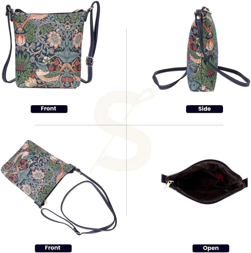 Signare Tapestry Cross-body Satchel Bag/Lightweight Purse