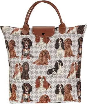 Signare Tapestry Foldable Tote Bag Reusable Shopping Bag Grocery Bag