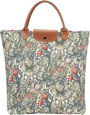 Signare Tapestry Foldable Tote Bag Reusable Shopping Bag Grocery Bag