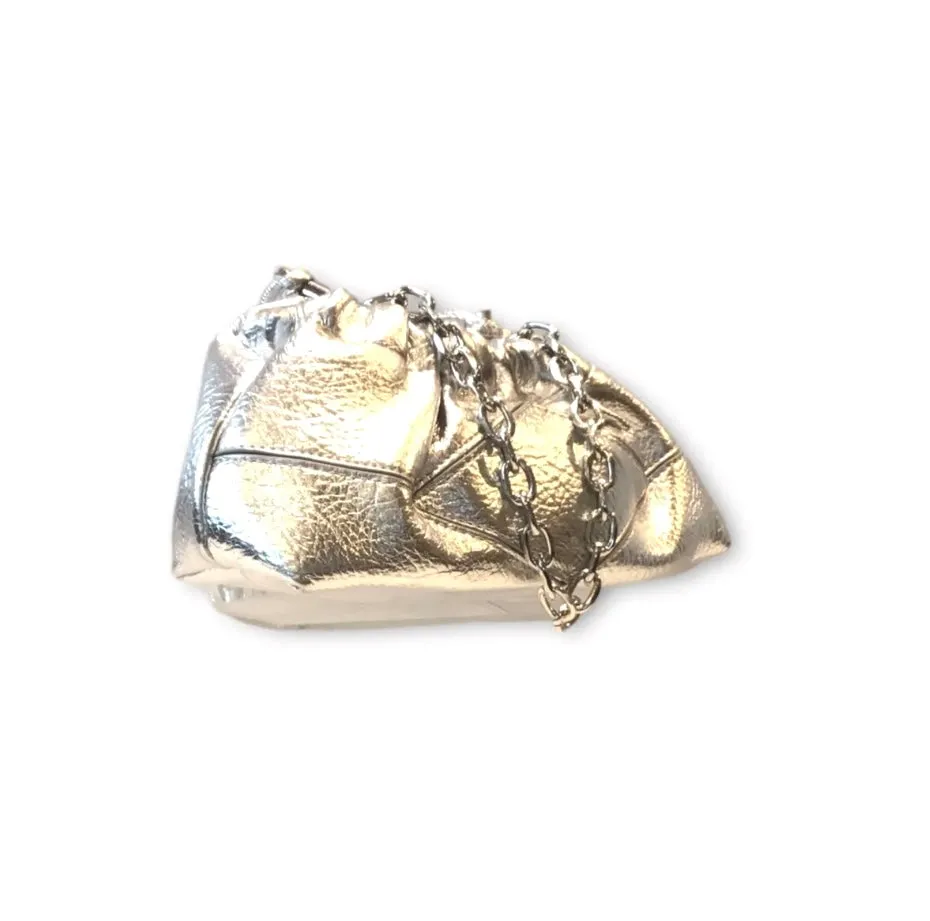 Silver iconic bag