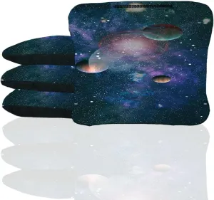 Skip's Garage Galaxy Cornhole Bags - Duck Cloth - Choose Corn Filled or All-Weather Resin Corn Hole Bags