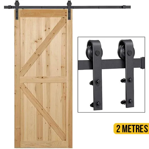 Sliding Barn Door Hardware Kit Exceeds 100,000 Times Of Rolling Tests