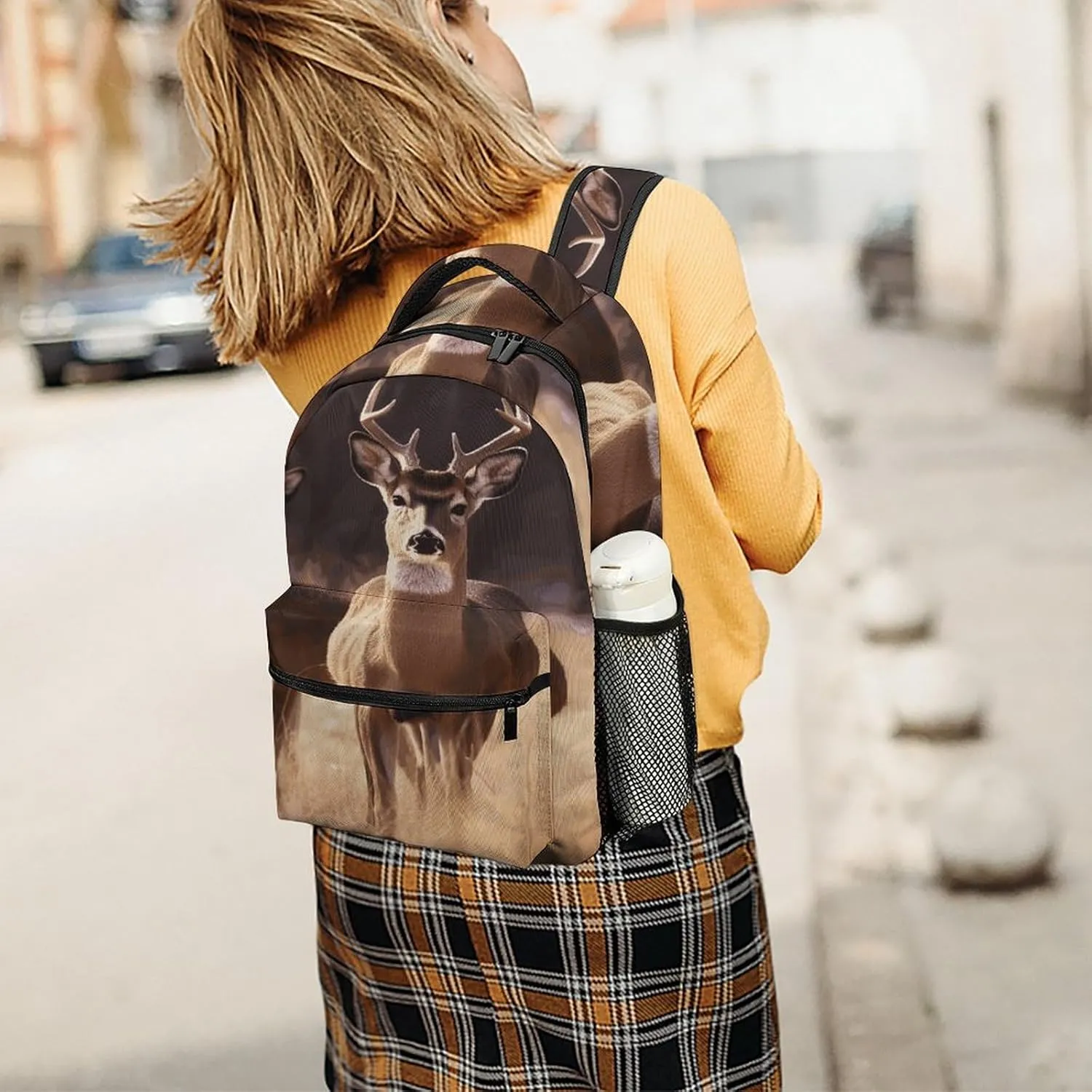 Small Backpacks Personalized Free Deer Printing Travel Bag Lightweight Travel Backpack For Women Men