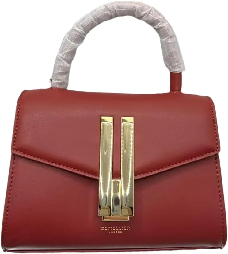 Small Top Handle Tote Bag for Women，Luxury Crossbody Purse Shoulder Bag，Fashion Leather Handbag，Detachable Strap.