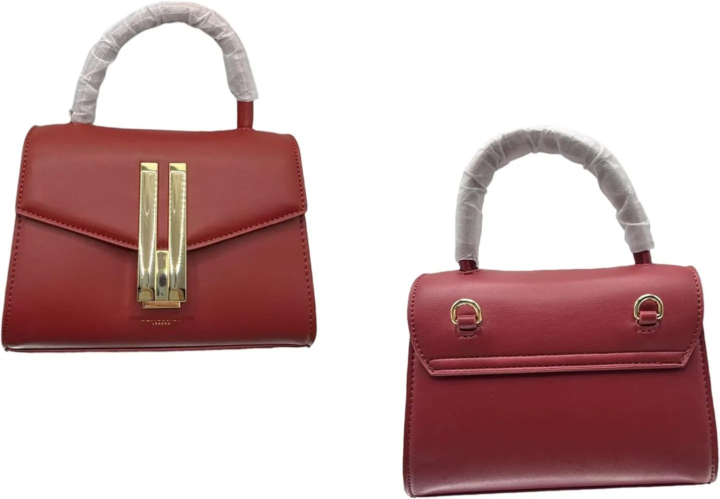 Small Top Handle Tote Bag for Women，Luxury Crossbody Purse Shoulder Bag，Fashion Leather Handbag，Detachable Strap.