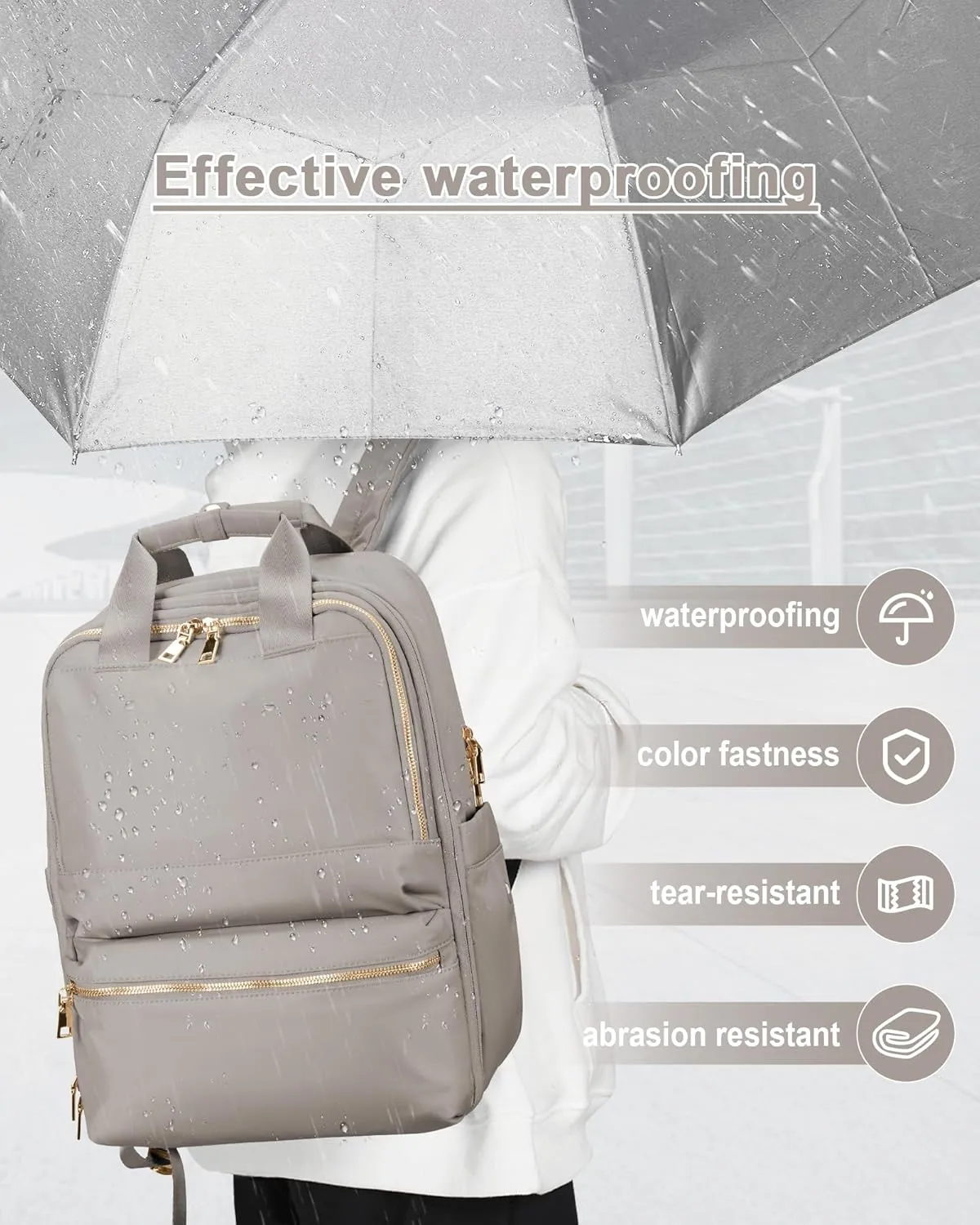 Small Travel Backpack For Women Carry On Backpack For Traveling On Airplane Laptop Work Teacher Backpacks For Men Personal Item Travel Bag Khaki