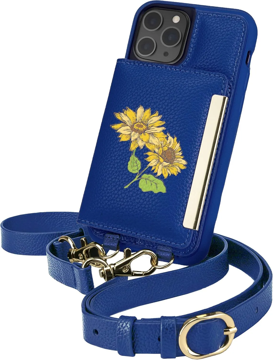 Smartish iPhone 11 Pro Crossbody Case for Women - Dancing Queen [Purse/Wallet with Detachable Strap & Card Holder] - Flavor of The Month