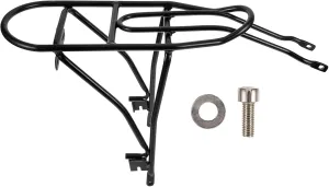 Sosoport Rear Bike Rack: 20 Inch Bike Rear Rack Adjustable Bike Cargo Rack Aluminum Alloy Bicycle Rear Luggage Rack Folding Bicycle Cargo Rack Black
