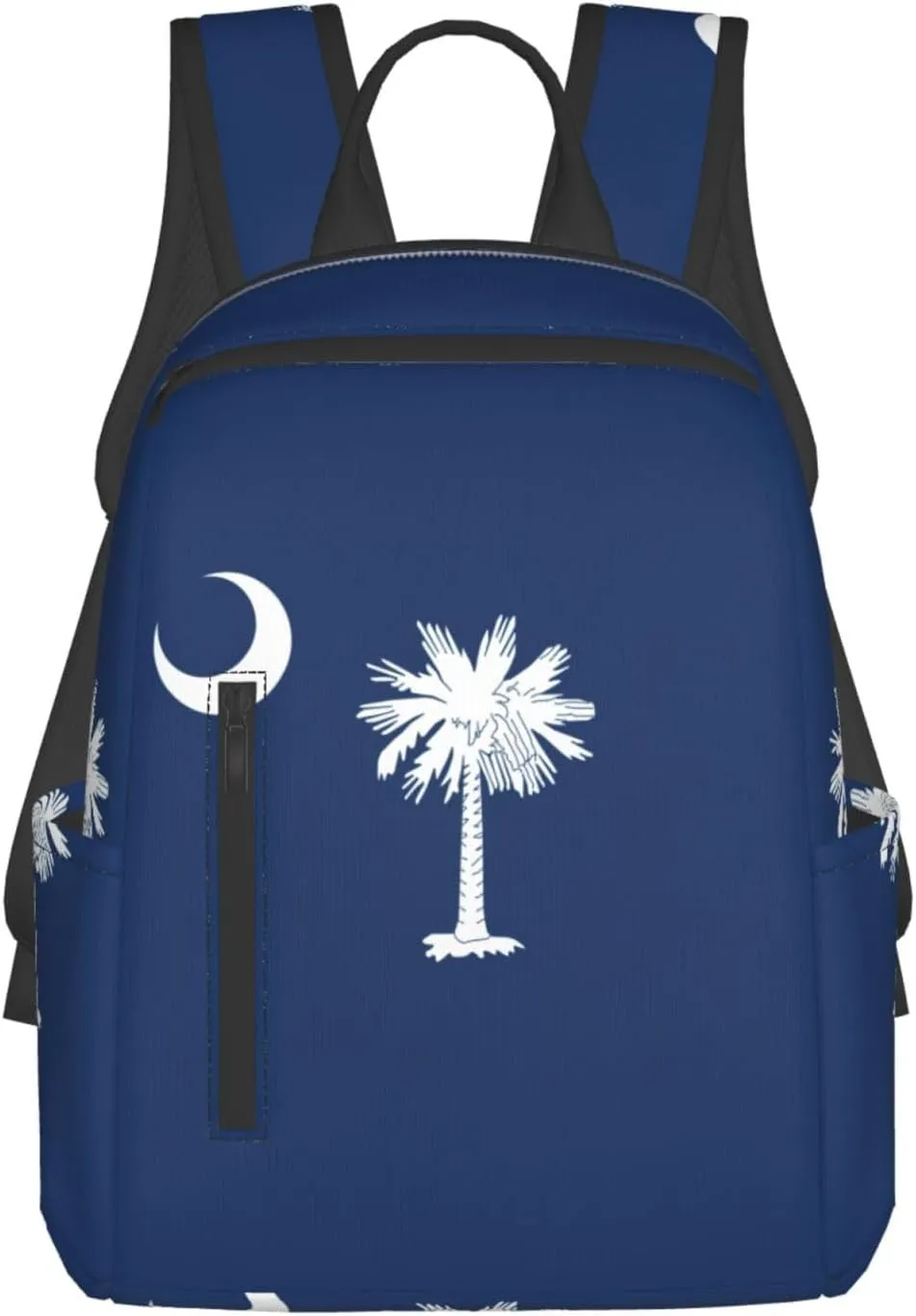 South Carolina Flag Lightweight Backpack Travel Shoulder Bag with Stylish Print, Leisure Day Trips Shopping Backpack
