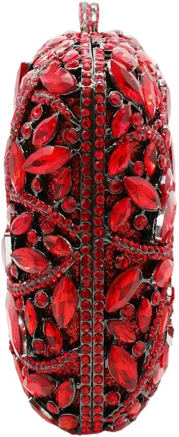 Sparkly Rhinestone Purse for Women Full Diamond Evening Clutch Bag Party Wedding Luxury Crystal Handbags