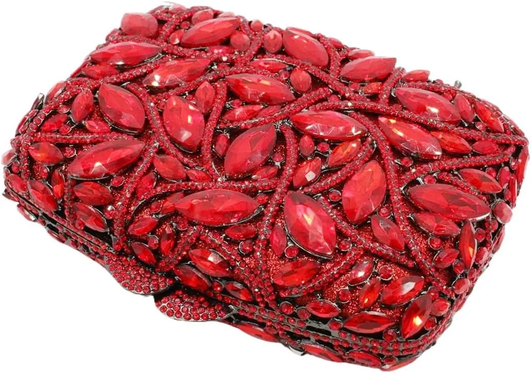 Sparkly Rhinestone Purse for Women Full Diamond Evening Clutch Bag Party Wedding Luxury Crystal Handbags