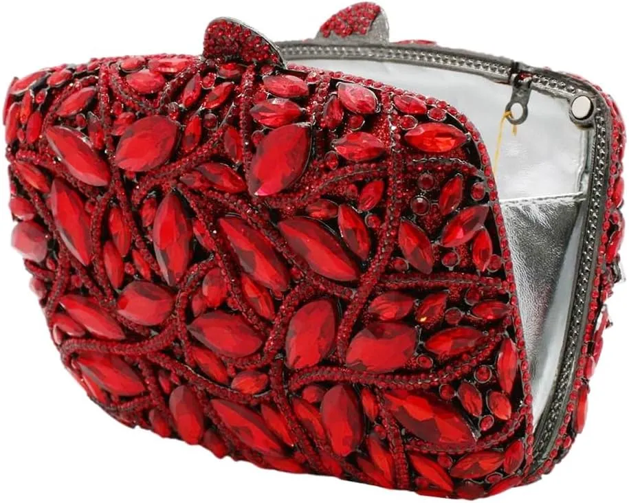 Sparkly Rhinestone Purse for Women Full Diamond Evening Clutch Bag Party Wedding Luxury Crystal Handbags
