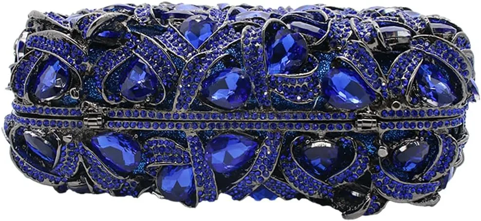 Sparkly Women Crystal Clutch Rhinestone Purse Diamond Evening Bag Bridal Evening Clutch for Prom Cocktail Party