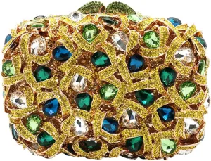 Sparkly Women Crystal Clutch Rhinestone Purse Diamond Evening Bag Bridal Evening Clutch for Prom Cocktail Party