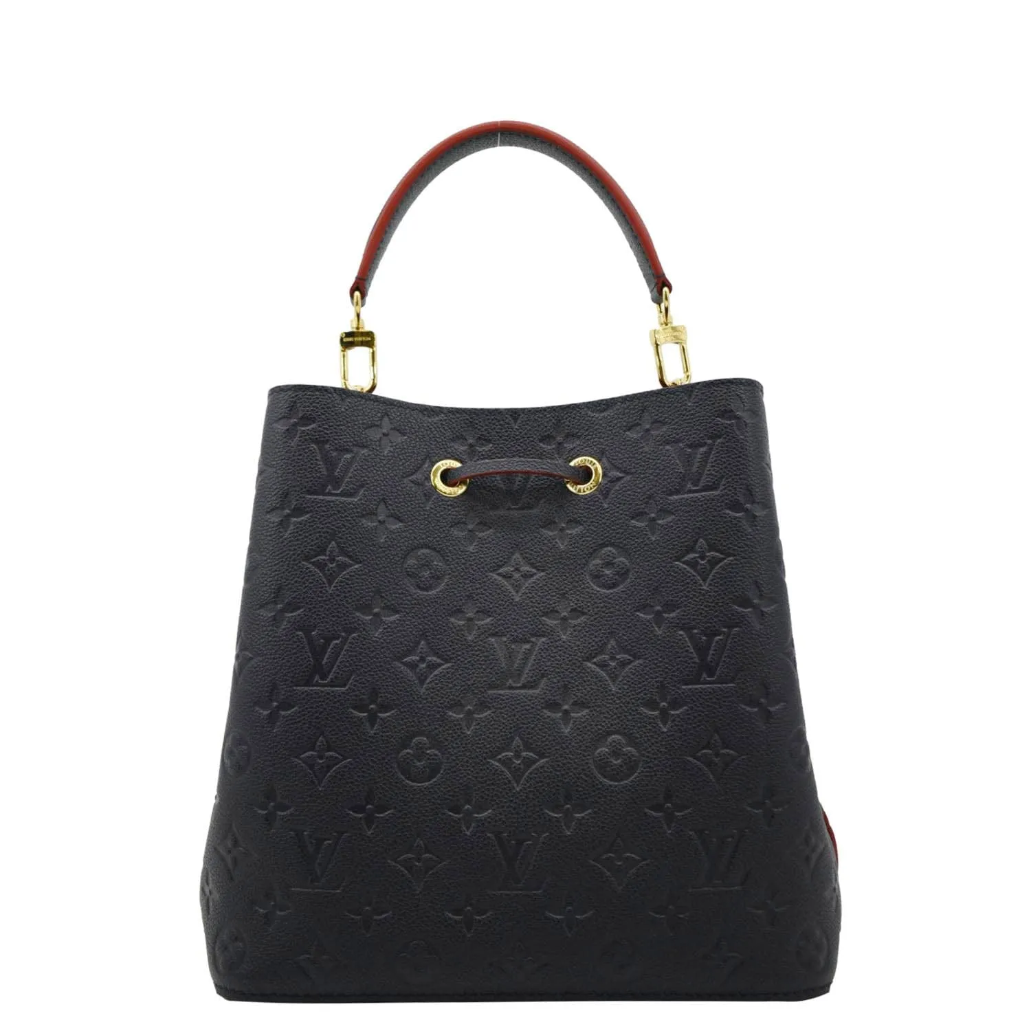 Special offers Monogram Chic VUITTON NeoNoe Blue Bag Navy Leather LOUIS Shoulder Empreinte