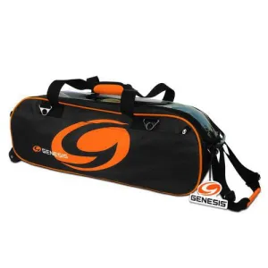 Sport 3 Ball Tote Roller Black/Orange