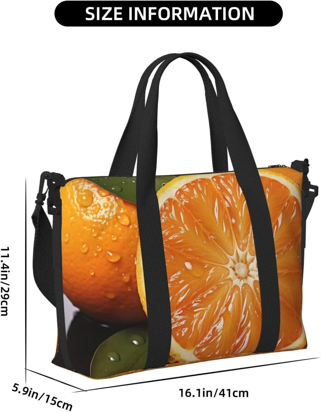 Sports Gym Bag for Women Men Travel Duffel Bag Tote Weekender Bag Carry on Overnight Bag for Travel Swimming Fitness Workout Sports Orange Duffle Bag