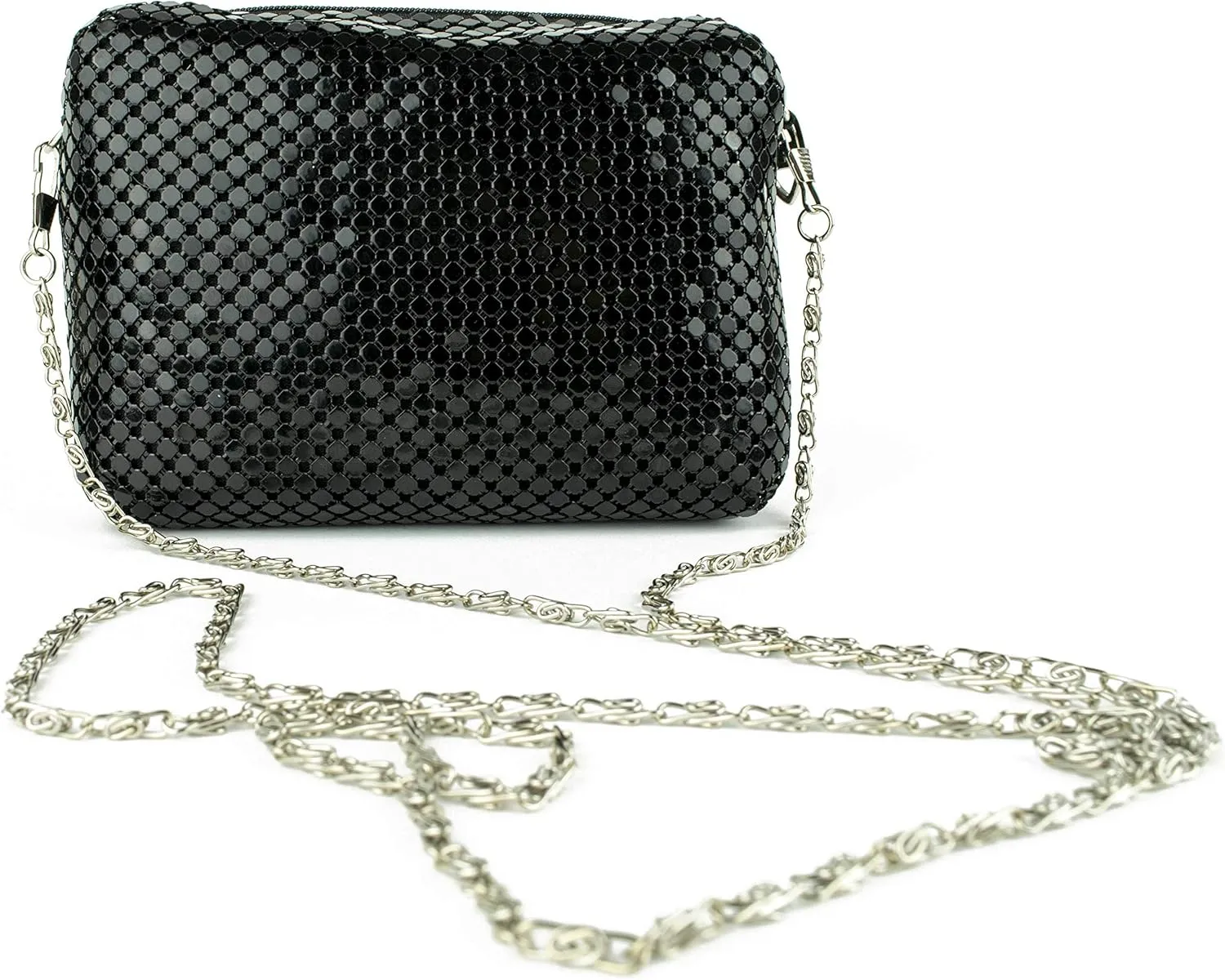 Stephanie Imports Luxuriant Soft Metallic Mesh Women's Shoulder Evening Purse