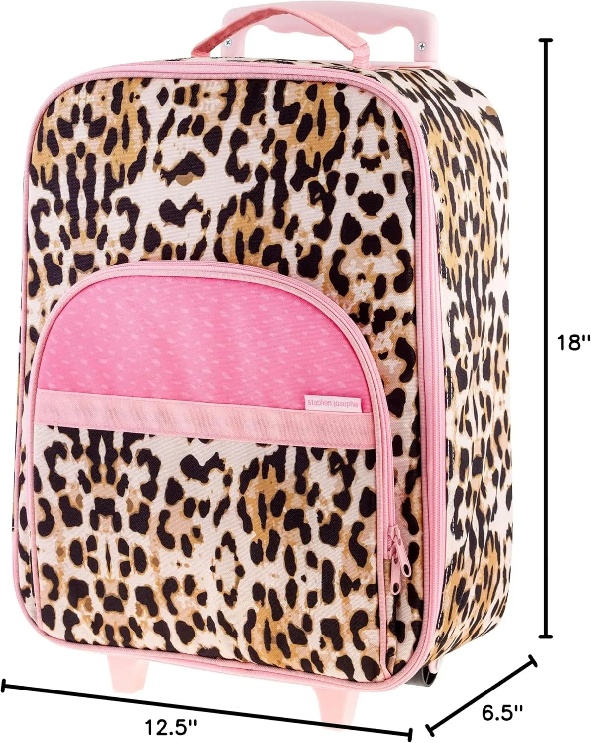 Stephen Joseph Kids' Luggage, Leopard, One Size