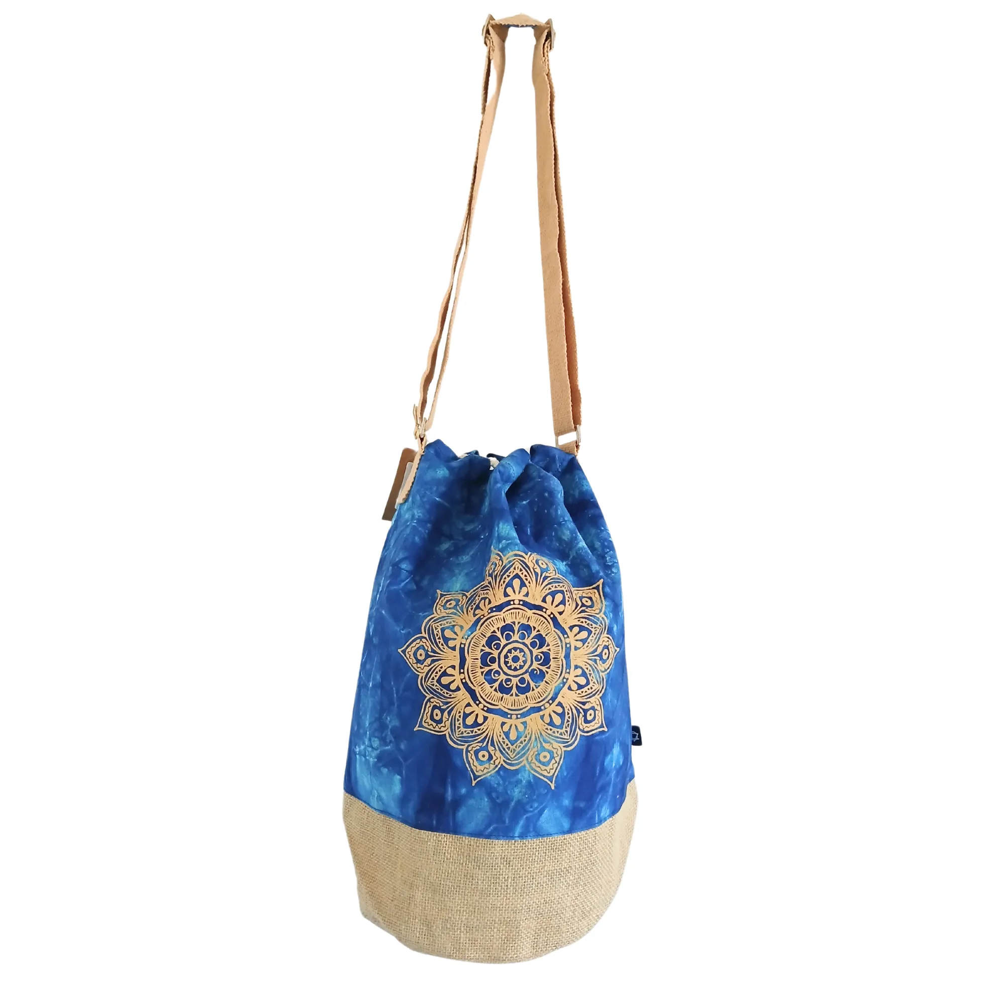 Stonewash Cotton Backpack – Eco-Friendly Boho Travel Rucksack Made from Natural Fabric