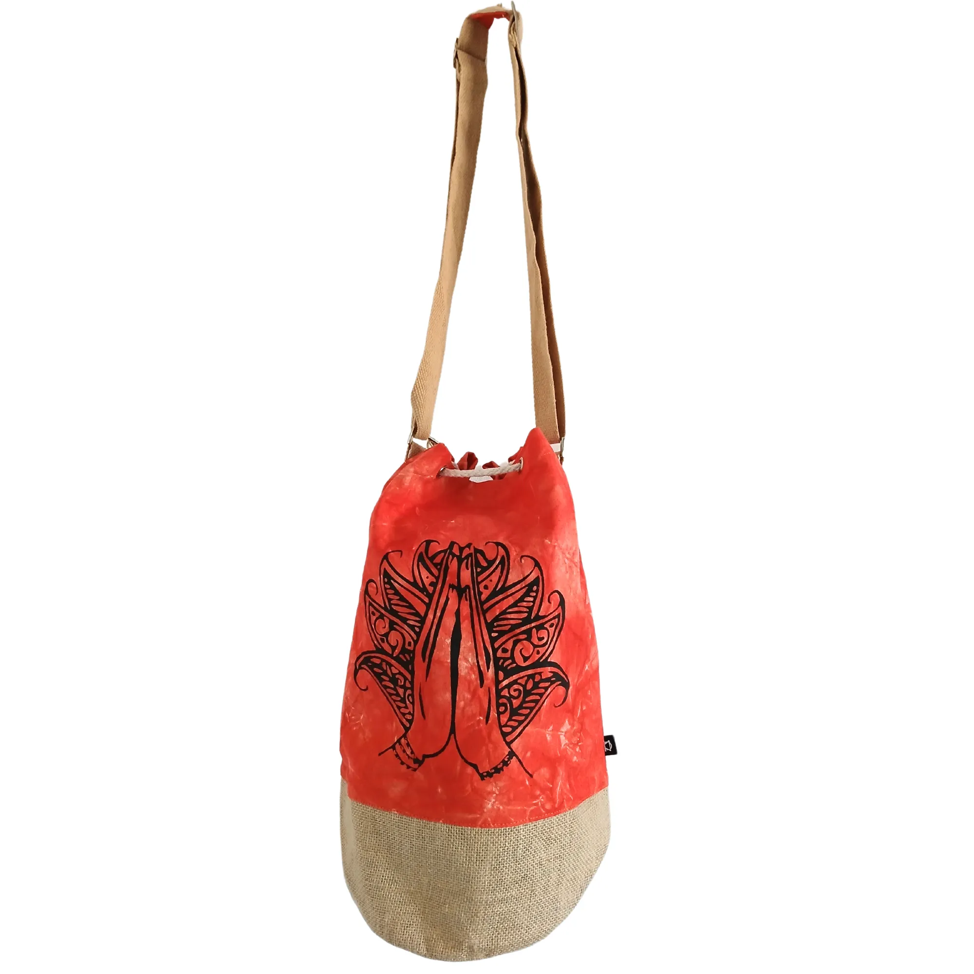 Stonewash Cotton Backpack – Eco-Friendly Boho Travel Rucksack Made from Natural Fabric