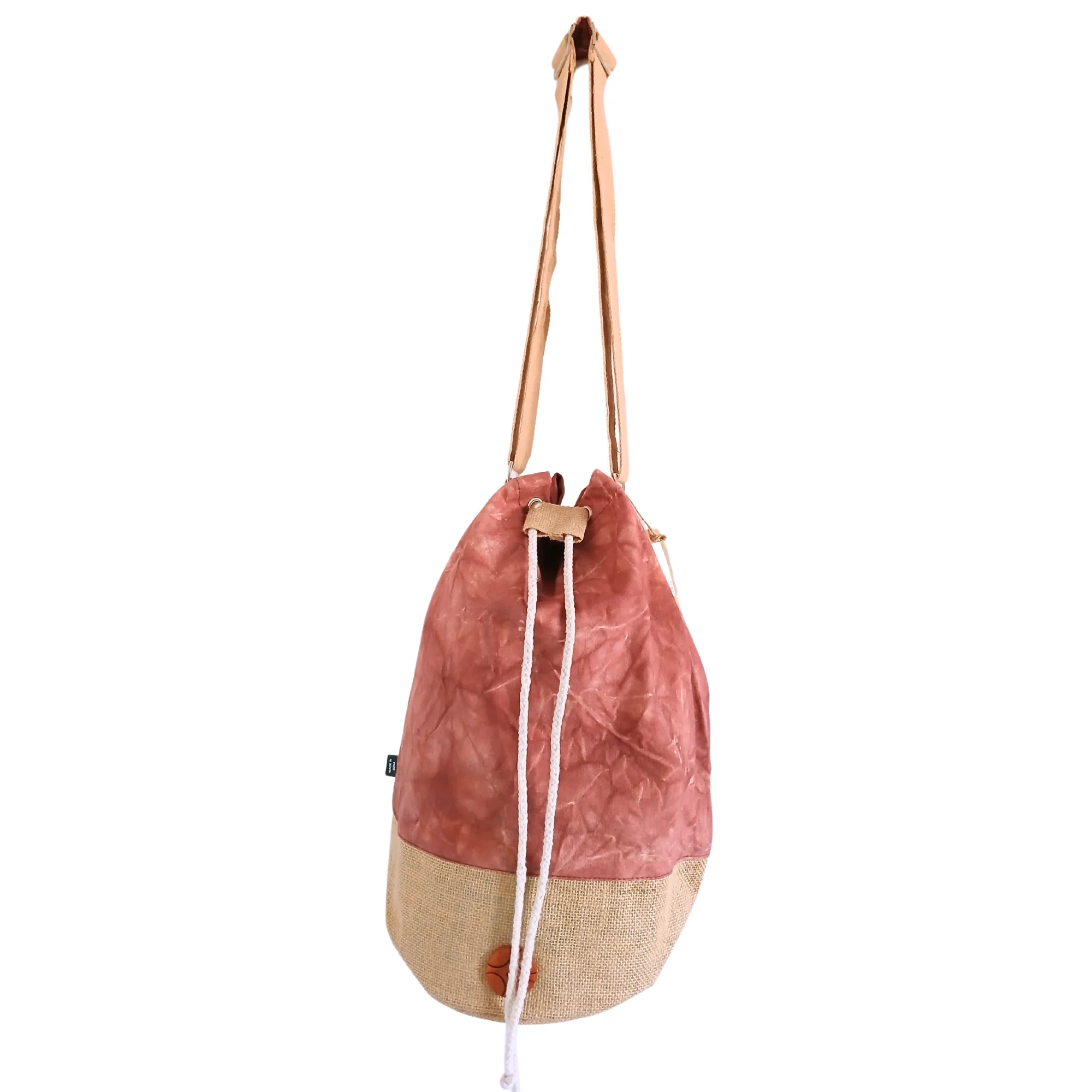 Stonewash Cotton Backpack – Eco-Friendly Boho Travel Rucksack Made from Natural Fabric