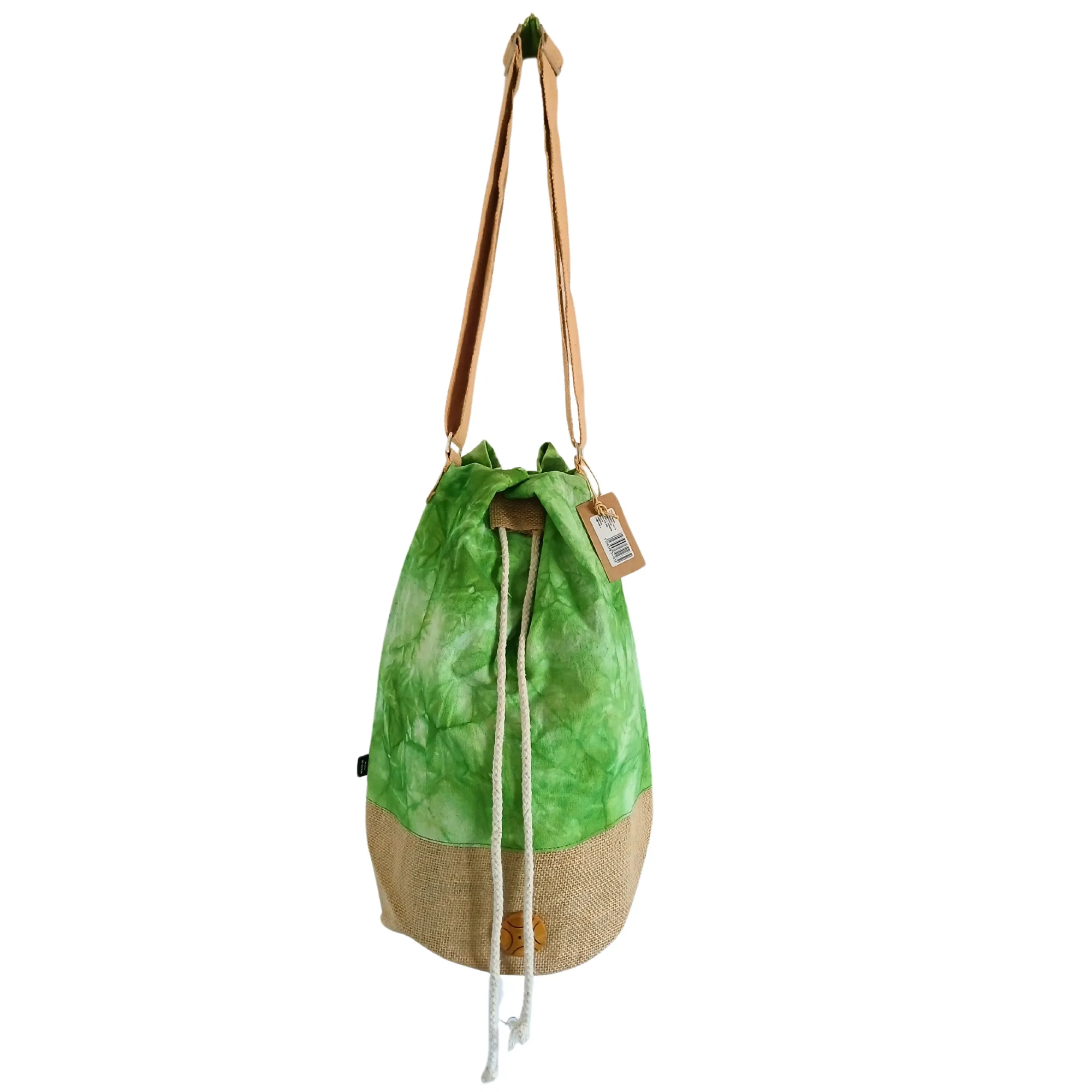 Stonewash Cotton Backpack – Eco-Friendly Boho Travel Rucksack Made from Natural Fabric