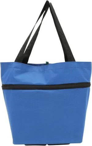 Storage Bag with Wheels Wagon Bag Wheels Oversized Tote Bag Folding Shopping Bags Cricket Bags with