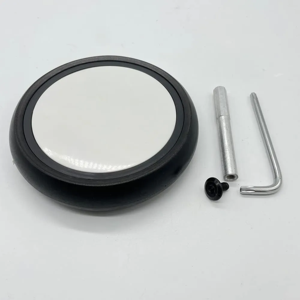 Stroller Replacement Rubber Wheels Front and Rear Wheel Stroller Accessory Compatible With Babyzen YOYO YOYA (1 PCS Rear Wheel)