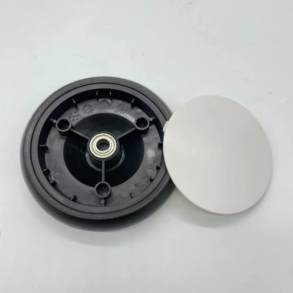 Stroller Replacement Rubber Wheels Front and Rear Wheel Stroller Accessory Compatible With Babyzen YOYO YOYA (1 PCS Rear Wheel)