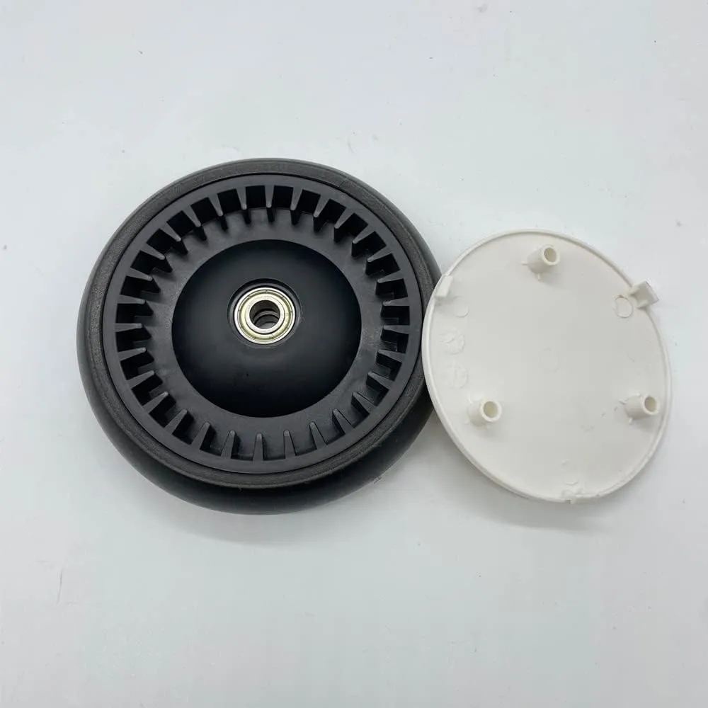 Stroller Replacement Rubber Wheels Front and Rear Wheel Stroller Accessory Compatible With Babyzen YOYO YOYA (1 PCS Rear Wheel)