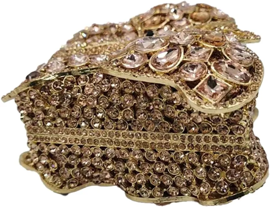 Stylish Women Butterfly Evening Bag Insect Diamond Clutch Chic Rhinestone Purse Luxury Stone Bag for Prom Party